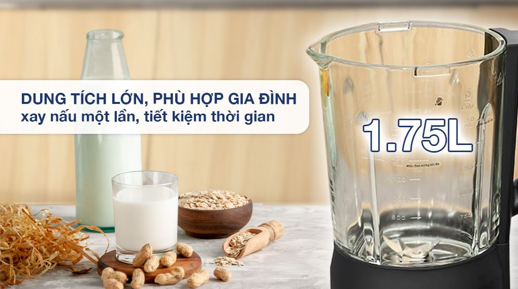 Máy làm sữa hạt đa năng BlueStone BLB-6037 - Dung tích