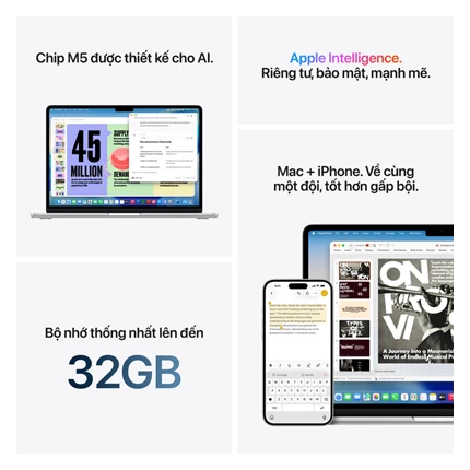 MacBook Air M5 15 inch 10CPU 10GPU 24GB/1TB — ảnh 9