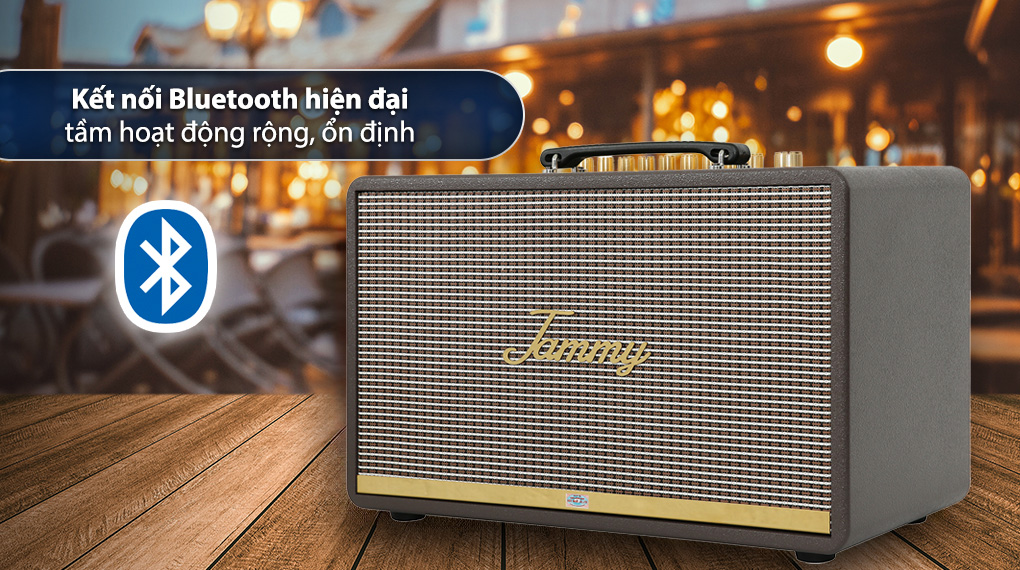 Loa karaoke xách tay Jammy N2070K 350W - Kết nối Bluetooth hiện đại, khoảng cách kết nối xa và ổn định