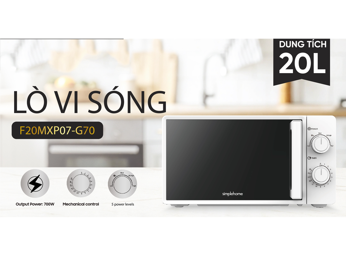 Lò Vi Sóng F20MXP07-G70 20 Lít — ảnh 5
