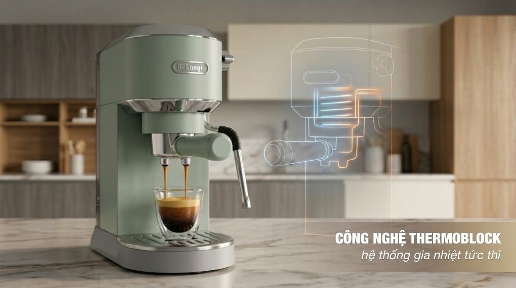 Công nghệ - Máy pha cà phê Delonghi EC890.GR