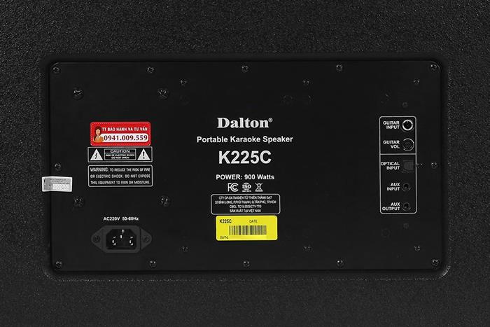 Loa karaoke xách tay Dalton K225C — ảnh 8