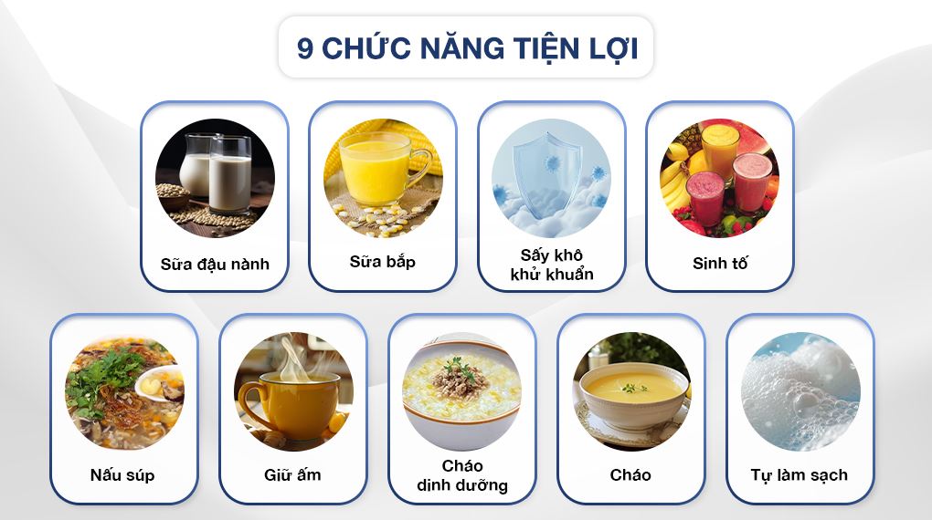 Máy làm sữa hạt đa năng BlueStone BLB-6037 - Chức năng