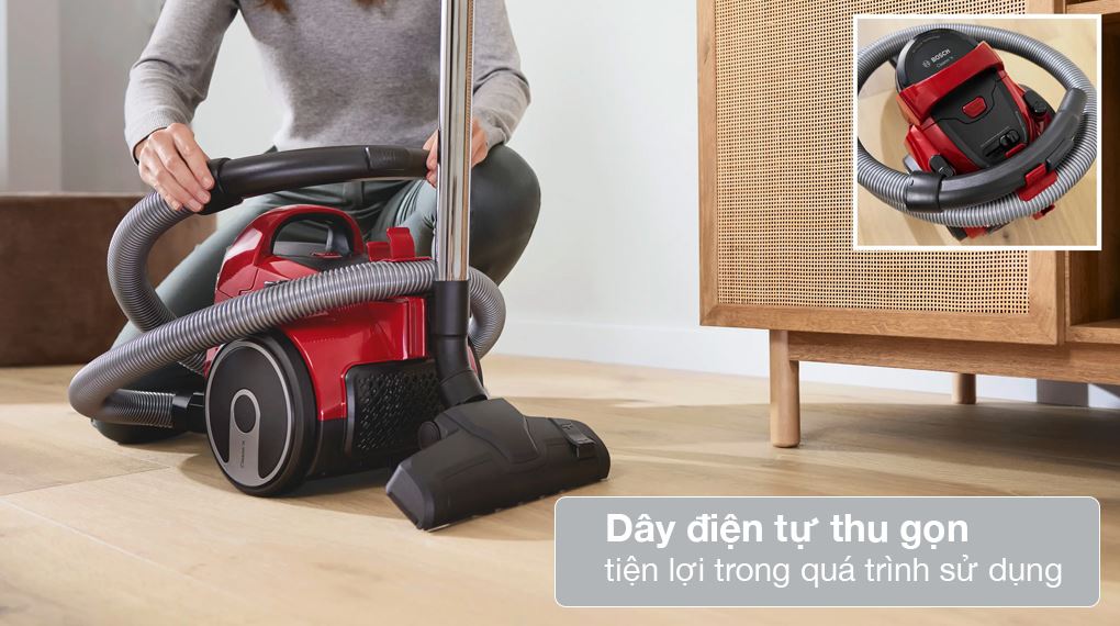 Máy hút bụi dạng hộp Bosch BGC05AAA2 - Tiện ích