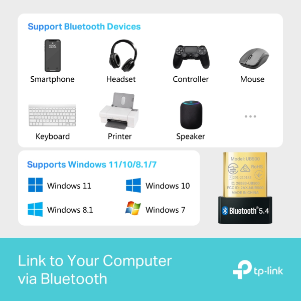 USB Nano Bluetooth 5.0 TP-Link UB500 — ảnh 9