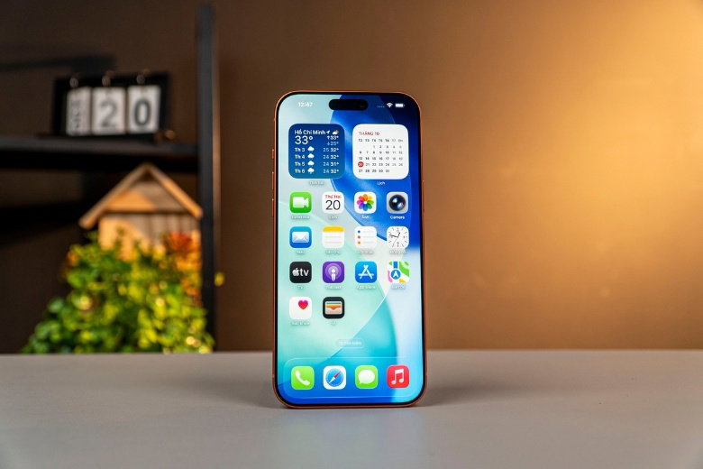 iPhone 17 Pro Max 1TB hiển thị màu chuẩn