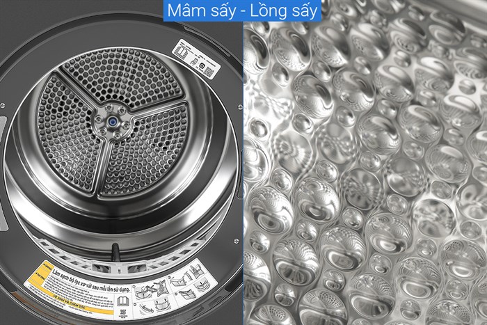 Máy sấy bơm nhiệt LG 10.5 Kg DVHP50B — ảnh 8