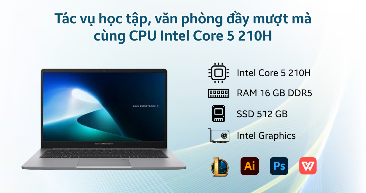 ASUS ExpertBook P1 P1403CVA-C5H16-63WS — ảnh 3