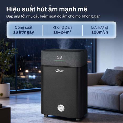 Máy hút ẩm FujiE HM-916ED 300W — ảnh 10