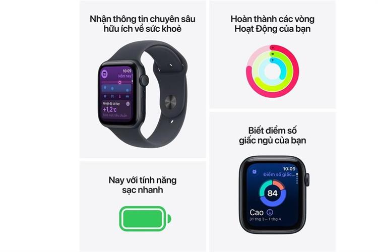 Apple Watch SE 3 GPS 40mm viền nhôm dây thể thao — ảnh 4