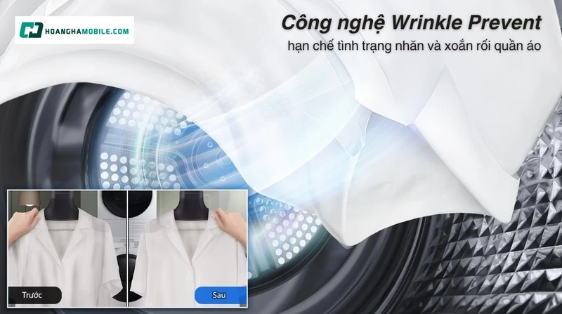 Công nghệ Wrinkle Prevent
