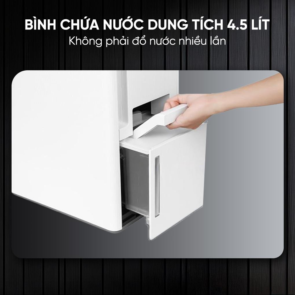 Máy hút ẩm Sharp DW-T30HV-W - Thiết kế