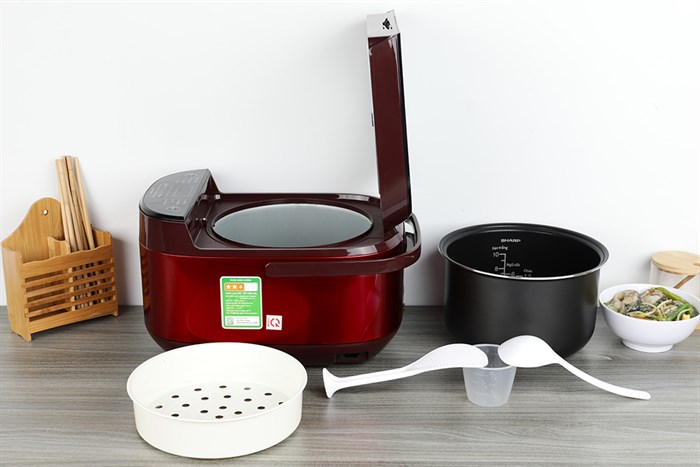 Nồi cơm điện tử Sharp 1.8 lít KS-COM194EV-RD — ảnh 3