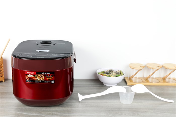 Nồi cơm điện tử Sharp 1.8 lít KS-COM194EV-RD — ảnh 2