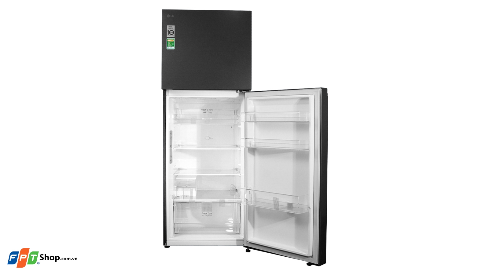 Tủ lạnh ngăn đá trên LG Inverter 315 lít LTB31BLMA — ảnh 3