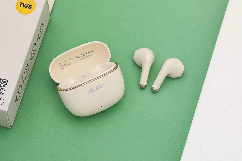 Tai nghe Bluetooth True Wireless AVA+ FreeGo W30 - Thiết kế