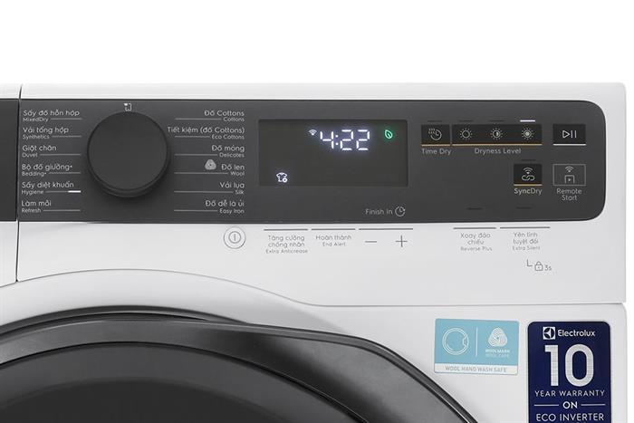 Máy sấy bơm nhiệt Electrolux 9 Kg EDH903R7WC — ảnh 5
