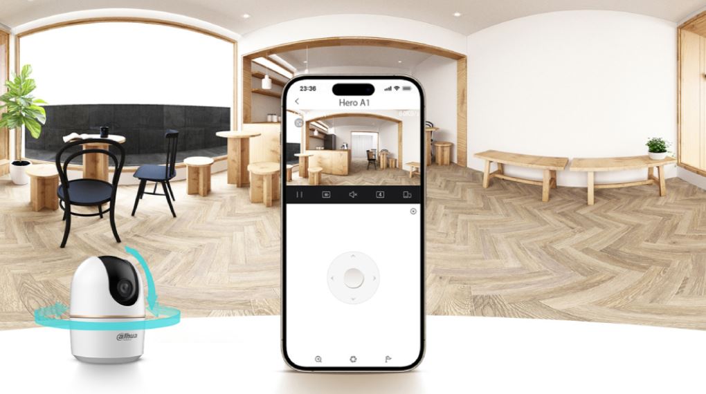 Camera IP 360 Độ 3MP Dahua DH-H3AE - Hình ảnh 3 MP sắc nét và góc nhìn linh hoạt 360 độ