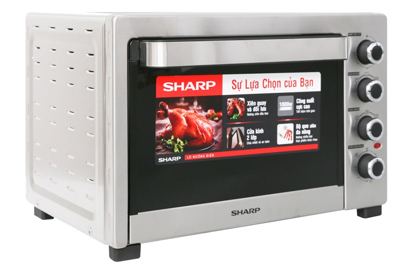 Dung tích 38 lít, kiểu lò nướng thùng