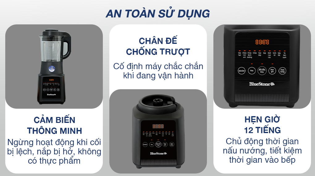 Tiện ích - Máy làm sữa hạt đa năng BlueStone BLB-6036