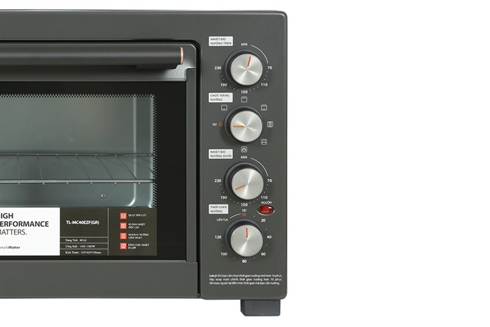 Lò nướng thùng Toshiba 1800W TL-MC40EZF(GR) 40 lít — ảnh 4