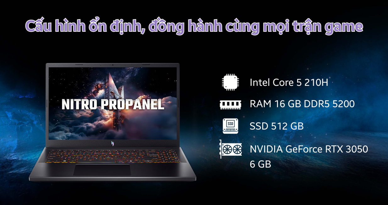 Acer Gaming Nitro ProPanel ANV15-52-50VA — ảnh 3
