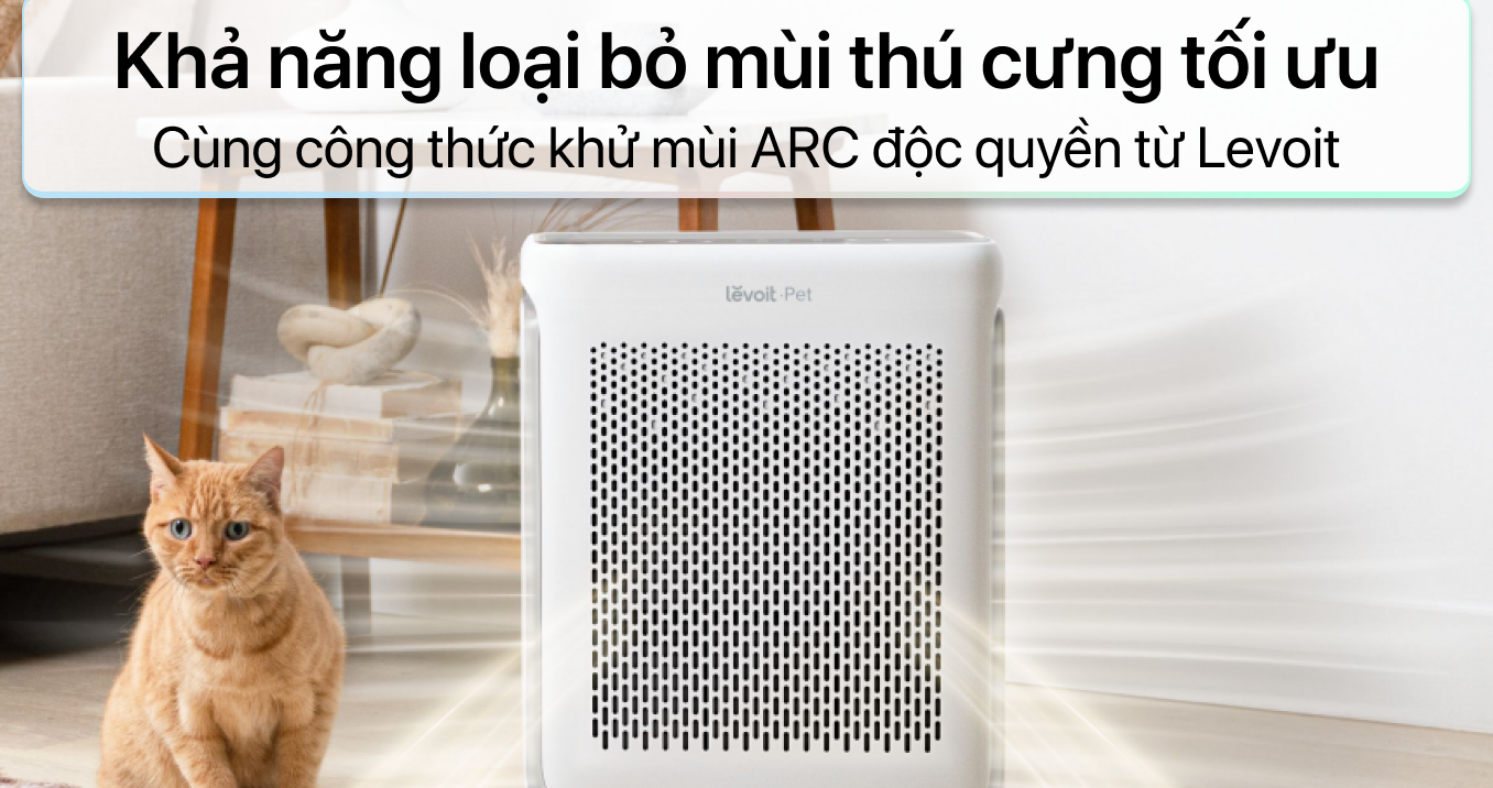 Máy lọc không khí chống dị ứng thú cưng Levoit Vital 100S — ảnh 4