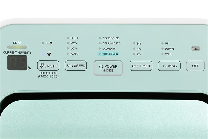 Máy hút ẩm kết hợp lọc không khí Sharp DW-E16FA-W 260W — ảnh 10