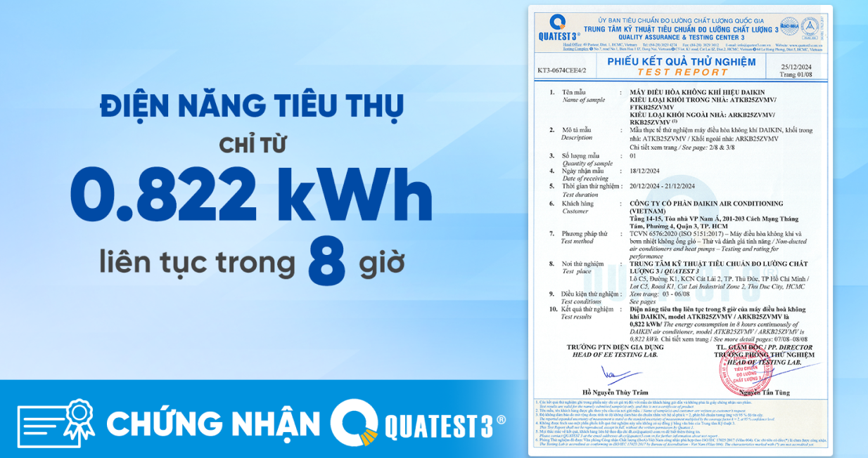 Máy lạnh Daikin 1.0HP 2025 (FTKB25ZVMV/RKB25ZVMV) — ảnh 10