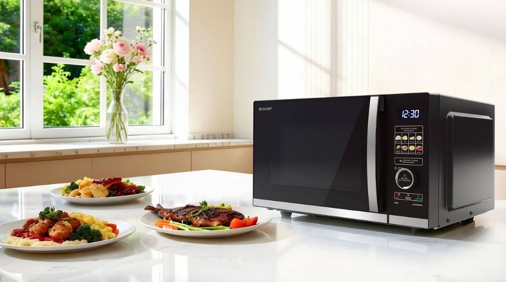 Thiết kế - Lò vi sóng Sharp R-2343FB-BK 23 lít