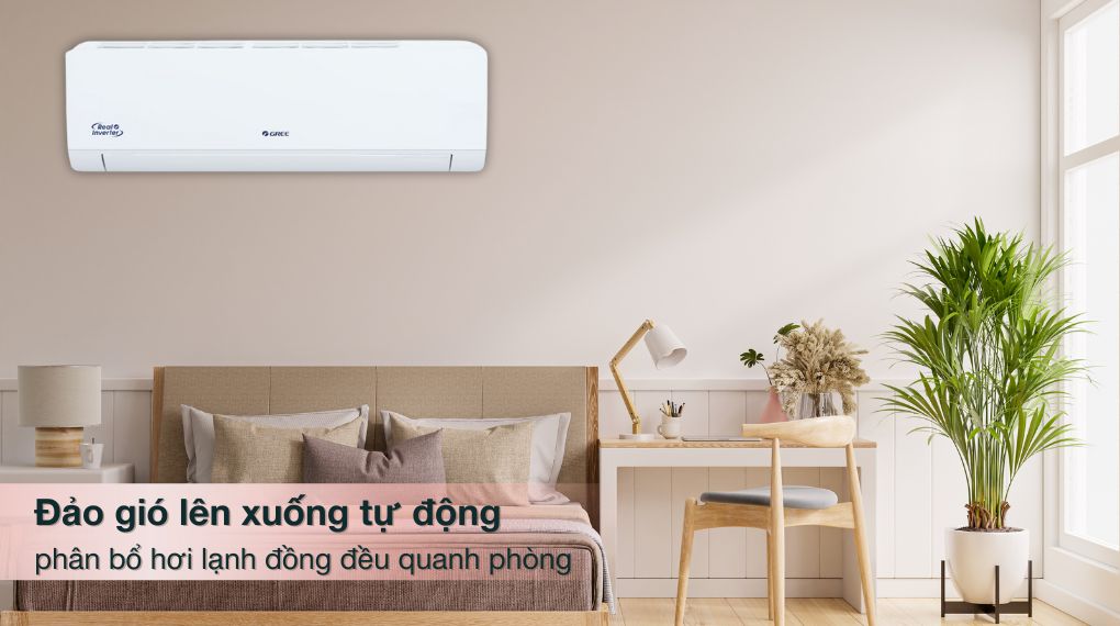 Máy lạnh Gree Inverter 1 HP BD9CI - Cơ chế thổi gió