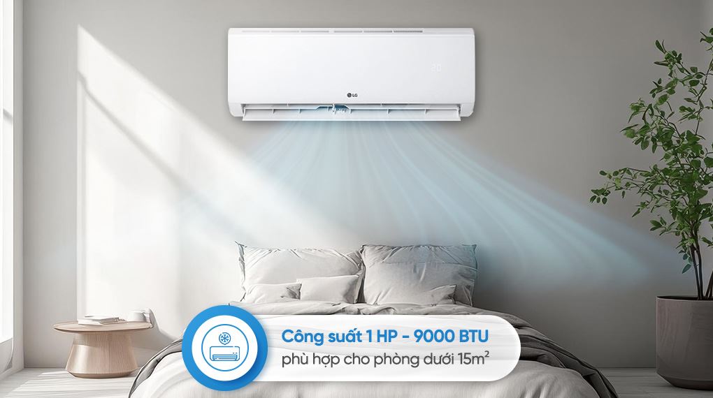 Máy lạnh LG Inverter 1 HP IFC09M1 - Công suất làm lạnh