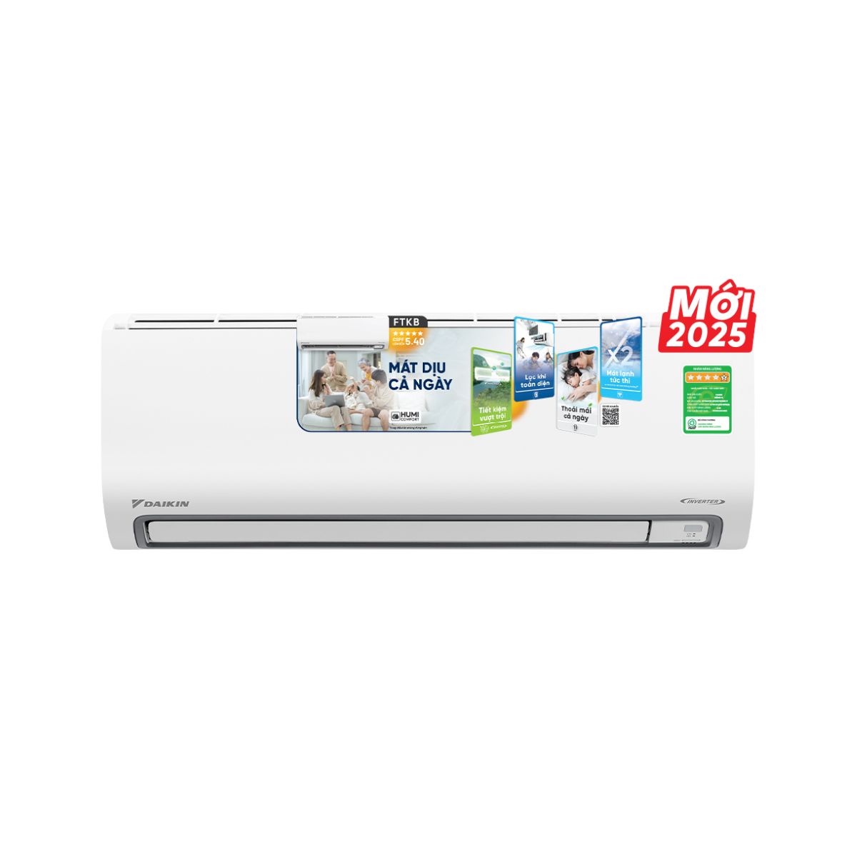 Máy lạnh Daikin 1.0HP 2025 (FTKB25ZVMV/RKB25ZVMV) — ảnh 4