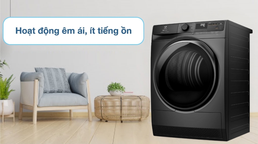 Máy sấy bơm nhiệt Electrolux UltimateCare 9 kg EDH903R7SC - Động cơ - Công nghệ tiết kiệm điện