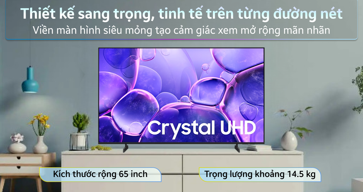 Smart Tivi Samsung UHD 4K 65 inch 2025 (65U8500F) — ảnh 3