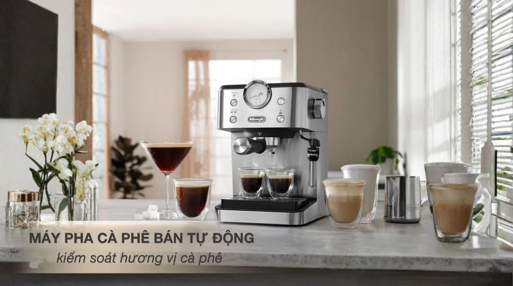 Loại máy - Máy pha cà phê Delonghi EM450.M