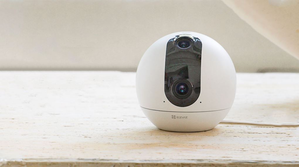 Camera IP 360 Độ 3MP Ezviz C60P Dual - Kích thước nhỏ gọn, dễ dàng lắp đặt