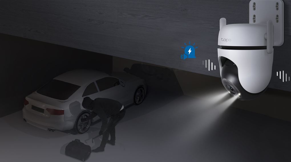 Camera IP Ngoài trời 360 Độ 4MP TP-Link Tapo C520WS - Quan sát ban đêm tốt, đèn LED tích hợp