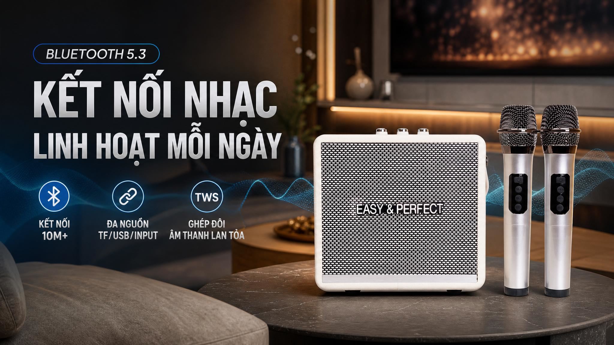 Loa karaoke xách tay Easy & Perfect EP-Windy 18W