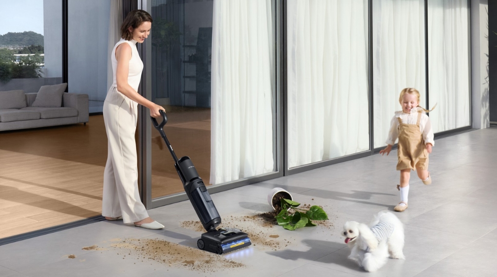 Máy hút bụi lau nhà Tineco Floor One S7 Stretch Steam - Thiết kế