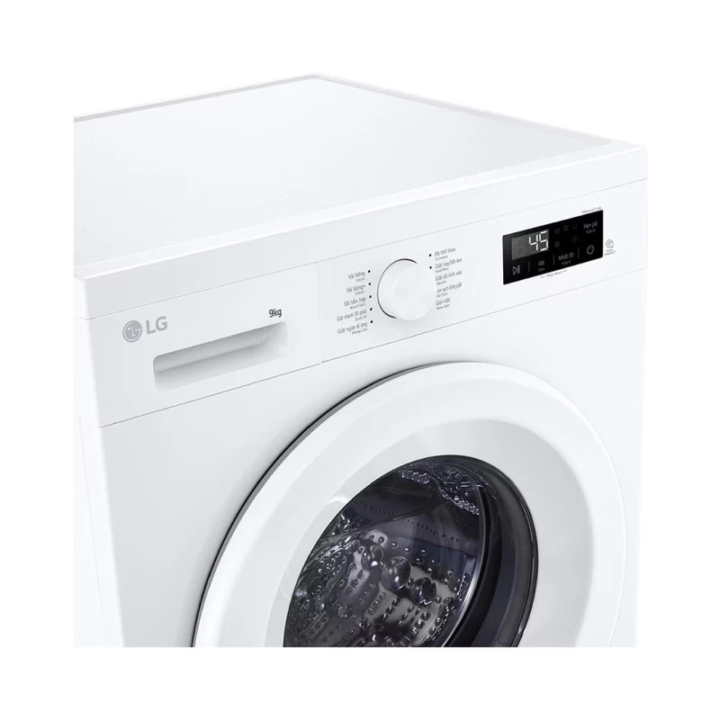 Máy giặt lồng ngang LG Inverter 9.0 kg FB1209S6W với thiết kế cửa giặt hiện đại tiện lợi