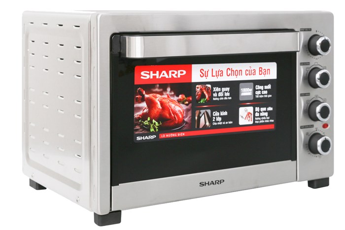 Lò nướng thùng Sharp 1800W EO-A384RCSV-ST 38 lít — ảnh 3