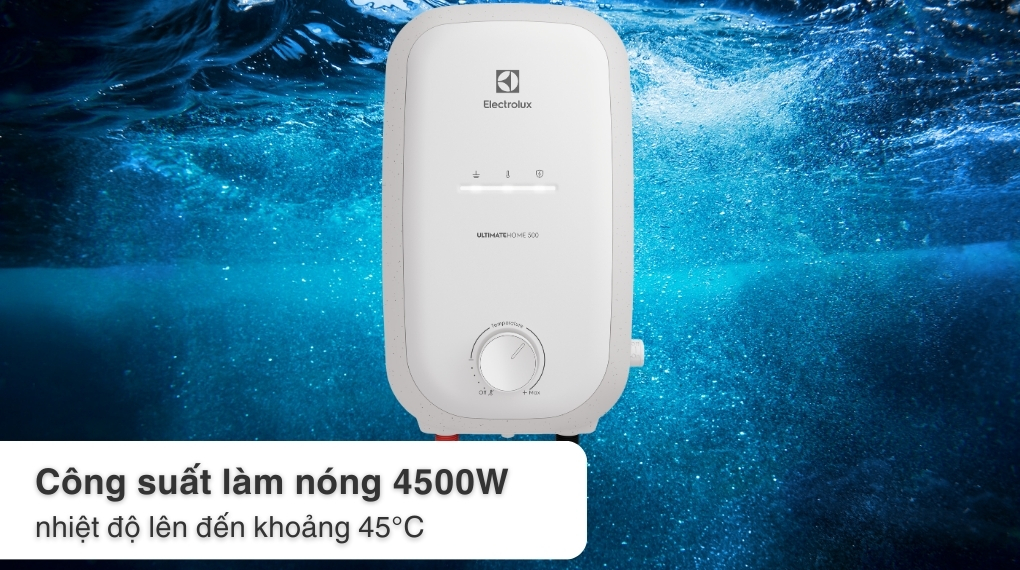 Máy nước nóng trực tiếp Electrolux 4500W EWE451QB-W4 - Đặc điểm làm nóng