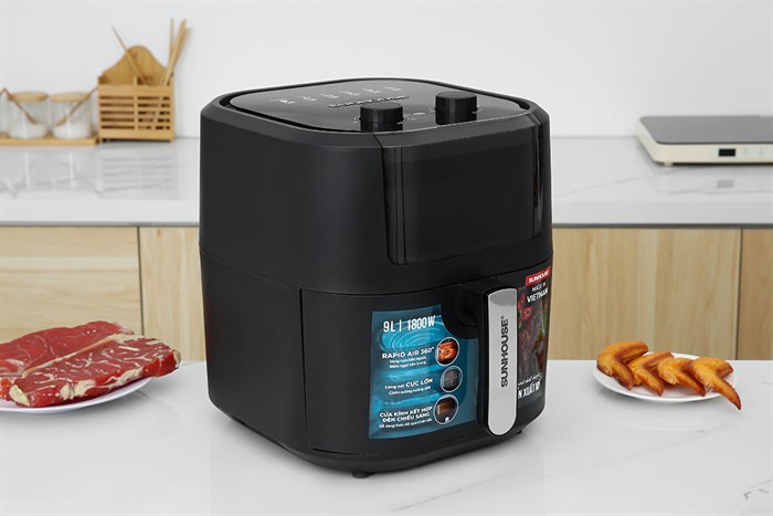 Nồi chiên không dầu Sunhouse 9 lít SHD4037 — ảnh 3