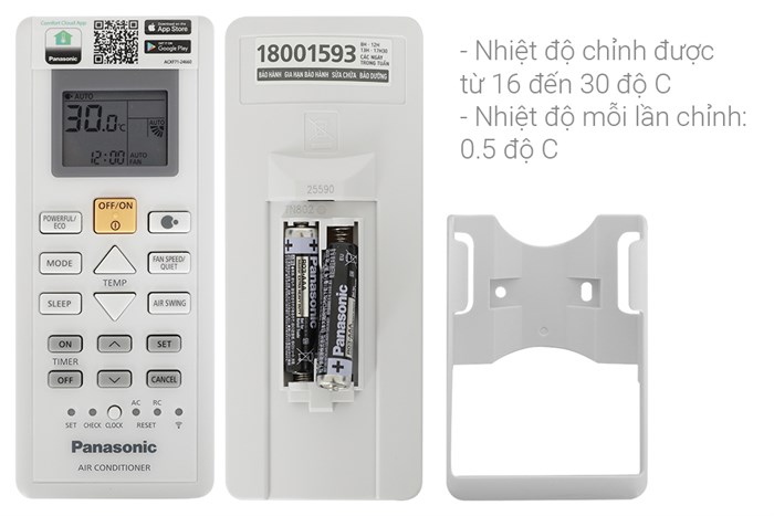 Panasonic Inverter 1 HP CU/CS-PU9AKH-8 — ảnh 9