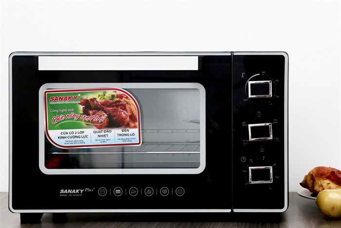 Lò nướng thùng Sanaky 1600W VH3599S2D 35 lít — ảnh 2