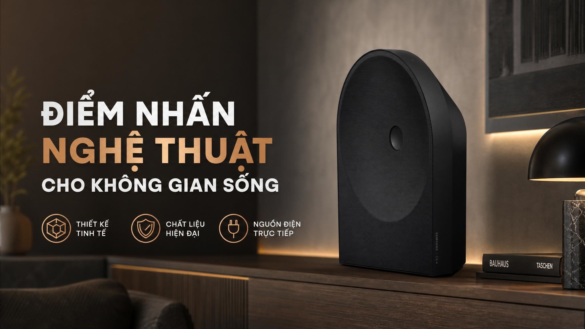 Loa Samsung Music Studio HW-LS50H/XV 70W - Thiết kế