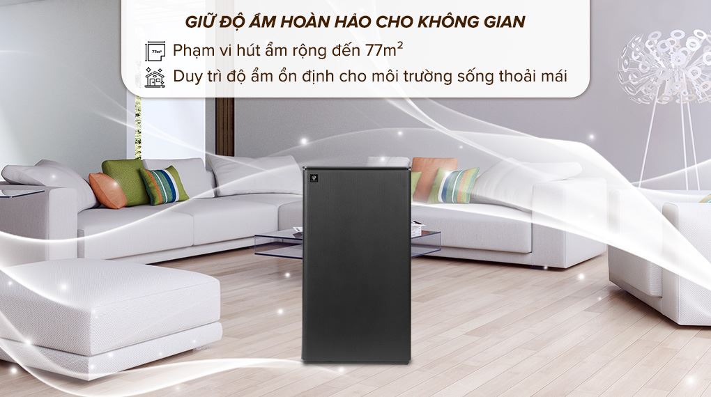 Máy hút ẩm Sharp DW-T30FV-H - Phạm vi hút ẩm
