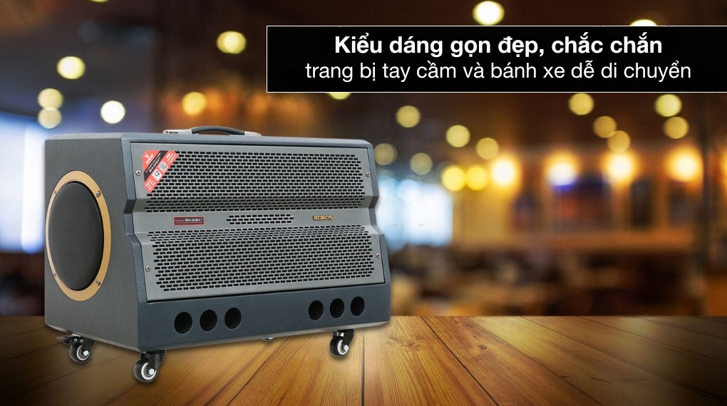 Loa karaoke xách tay BOBOS BM-348XT 1200W - Thiết kế