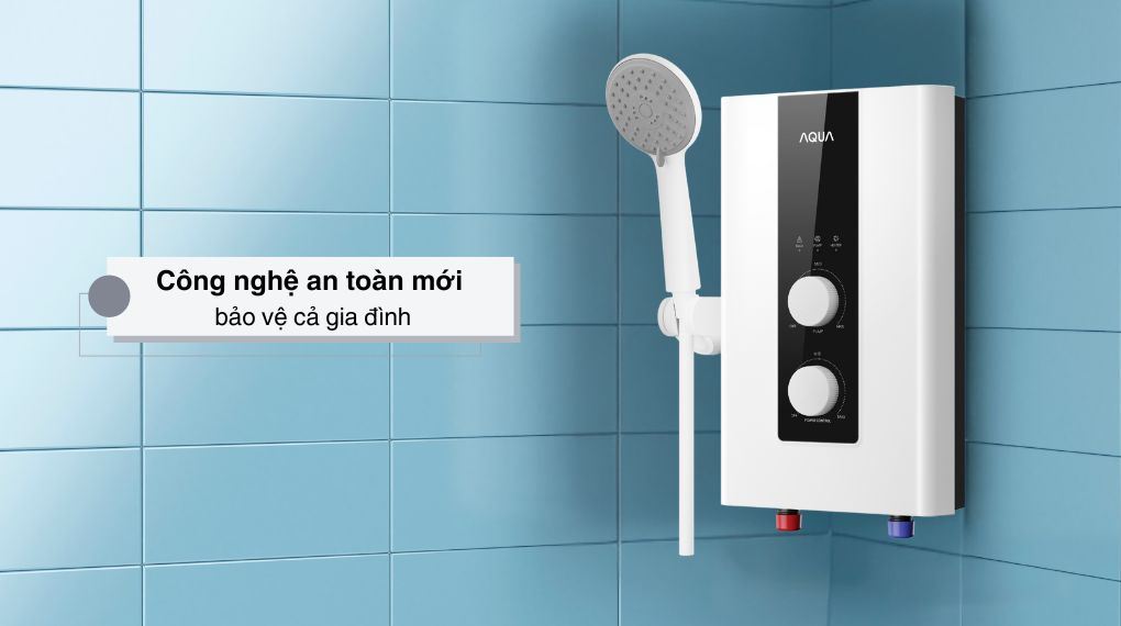 Máy nước nóng trực tiếp Aqua 4500W AEI45M-EP1W(VN) - công nghệ an toàn mới